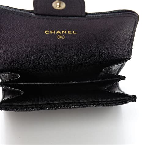 chanel flap phone holder|Chanel caviar quilted card holder.